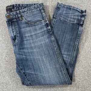 Banana Republic‎ Womens Jeans 31x30 Blue Medium Wash Denim Straight Leg